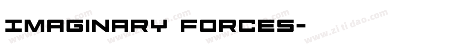 Imaginary Forces字体转换